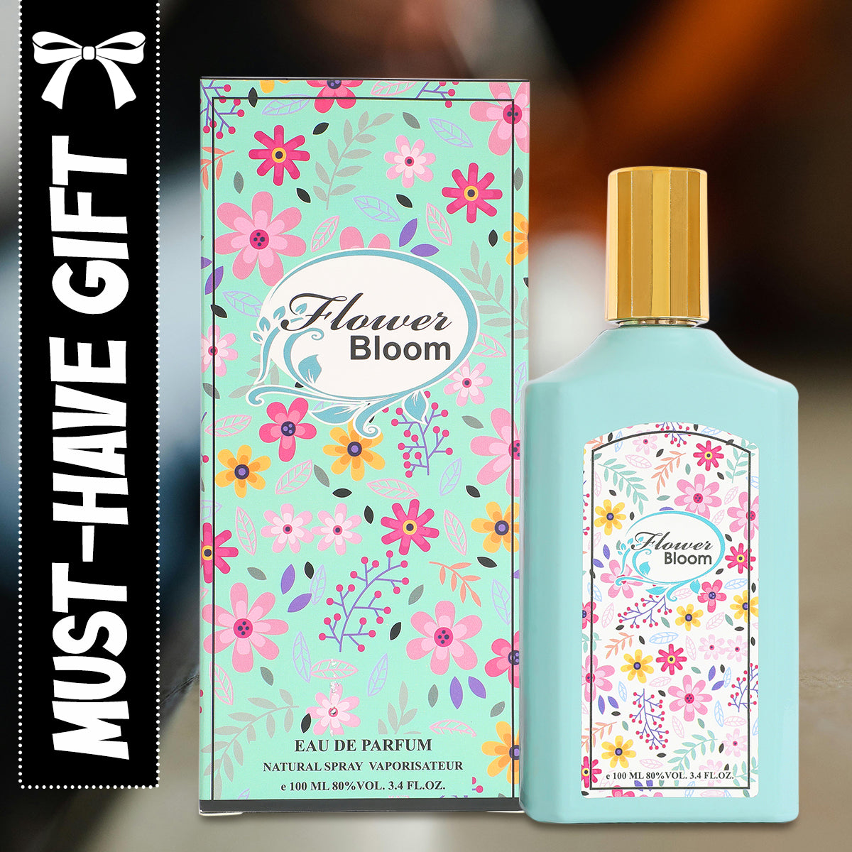 Flower Bloom Spray Perfume Eau De Parfum For Women - 100ML/3.4 FL.OZ./3PCS
