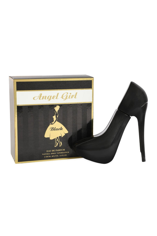ANGEL GIRL BLACK SPRAY PERFUME EAU DE PARFUM FOR WOMEN - 100ML/3.4FL.OZ.