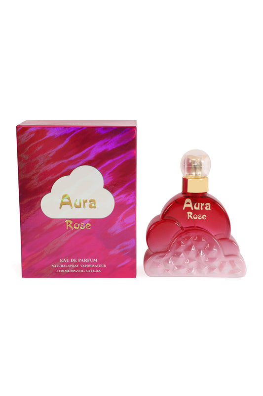Aura Rose Spray Perfume Eau De Parfum For Women - 100ML/3.4 FL.OZ.