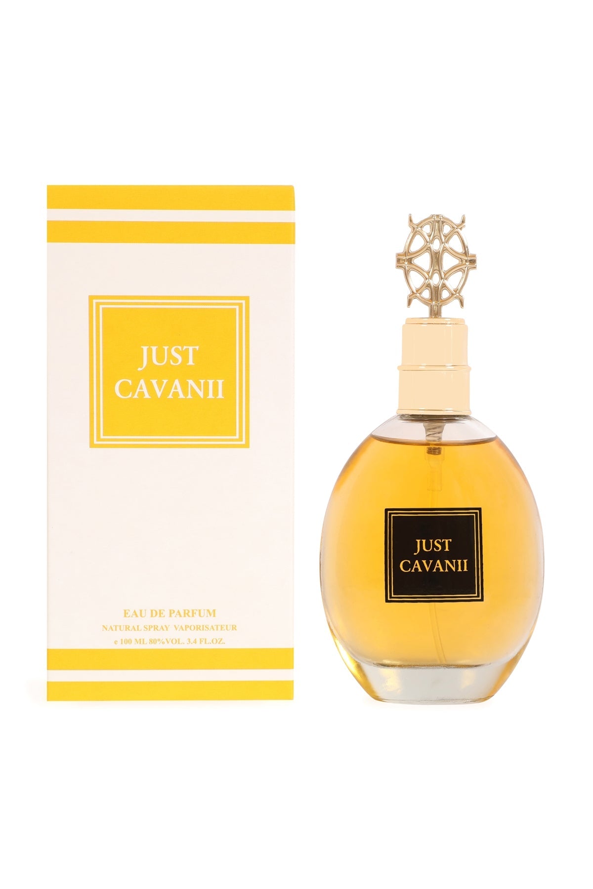 JUST CAVANII YELLOW SPRAY PERFUME EAU DE PARFUM FOR WOMEN - 100ML/3.4FL.OZ.