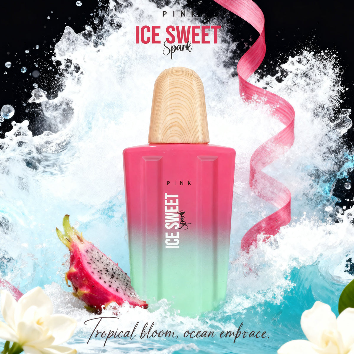Ice Sweet Spark Pink Spray Perfume Eau De Parfum For Women - 100ML/3.4FL.OZ./3PCS