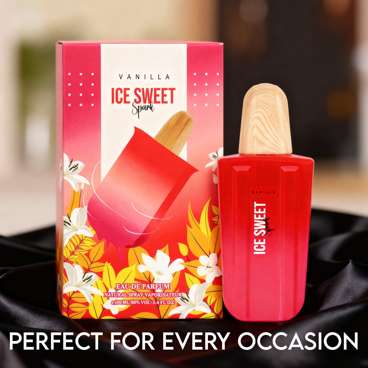 Ice Sweet Spark Vanilla Spray Perfume Eau De Parfum For Women - 100ML/3.4FL.OZ./3PCS