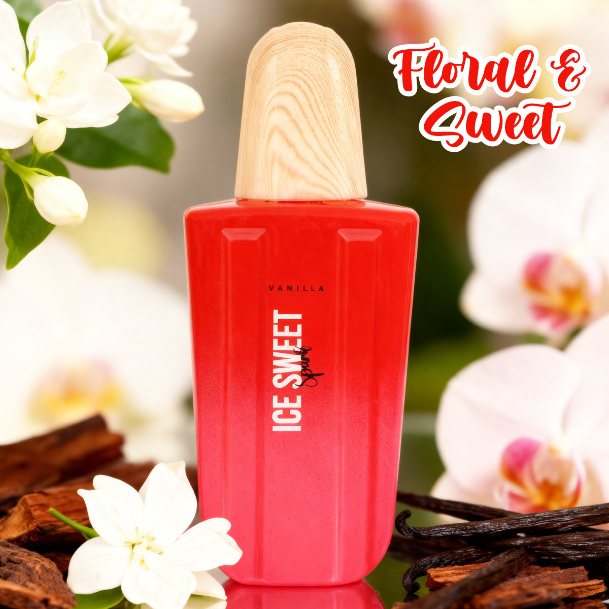 Ice Sweet Spark Vanilla Spray Perfume Eau De Parfum For Women - 100ML/3.4FL.OZ./3PCS