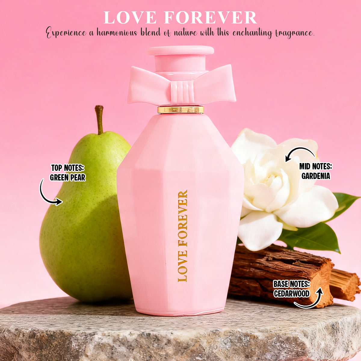 Love Forever Spray Perfume Eau De Parfum For Women - 100ML/3.4FL.OZ./3PCS
