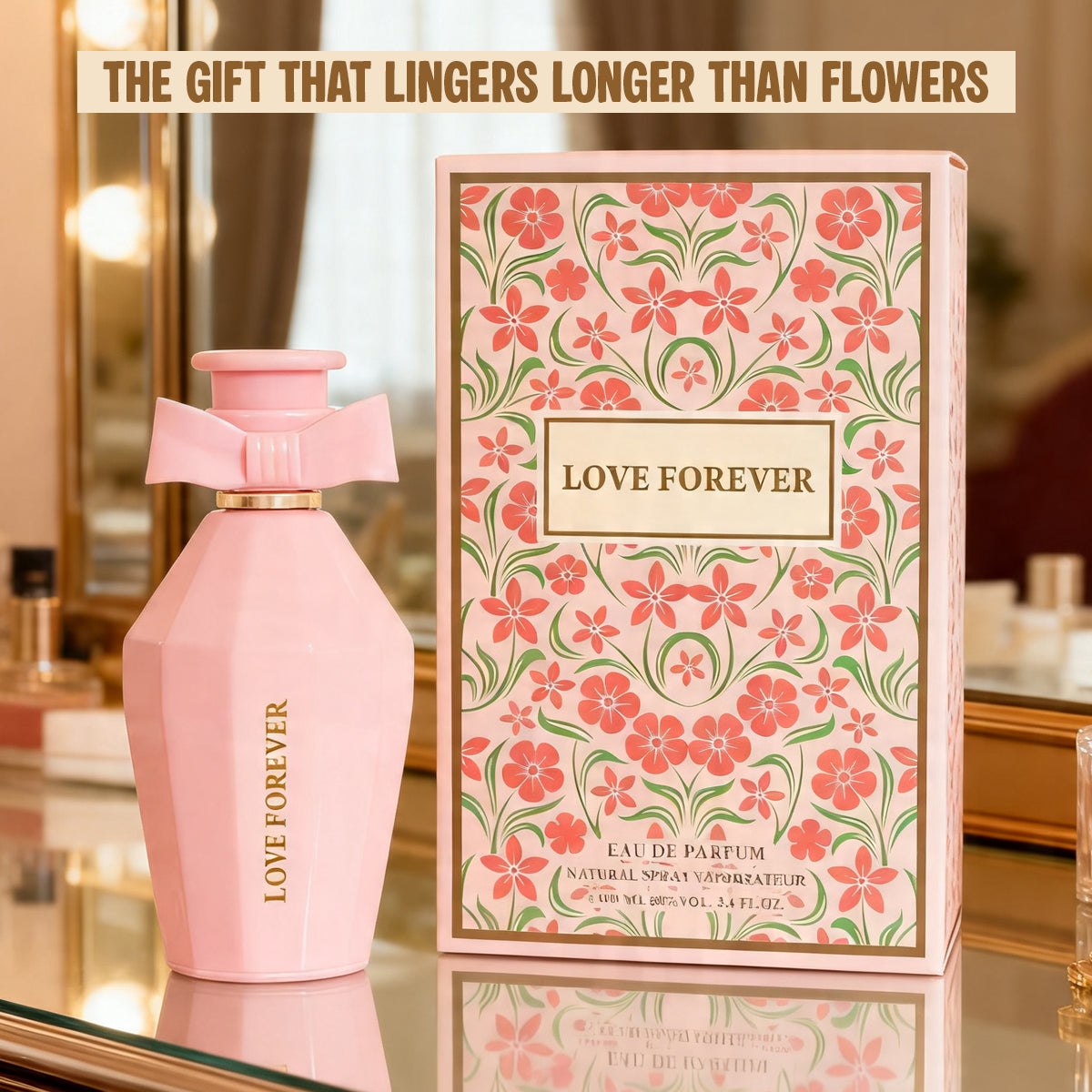 Love Forever Spray Perfume Eau De Parfum For Women - 100ML/3.4FL.OZ./3PCS