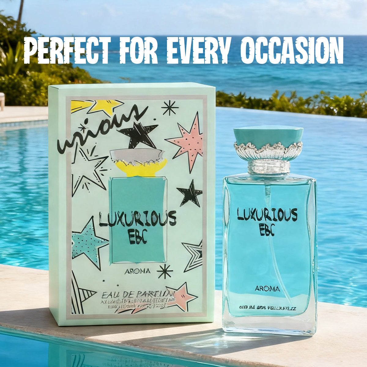 Luxurious Ebc Aroma Spray Perfume Eau De Parfum For Women - 100ML/3.4FL.OZ./3PCS
