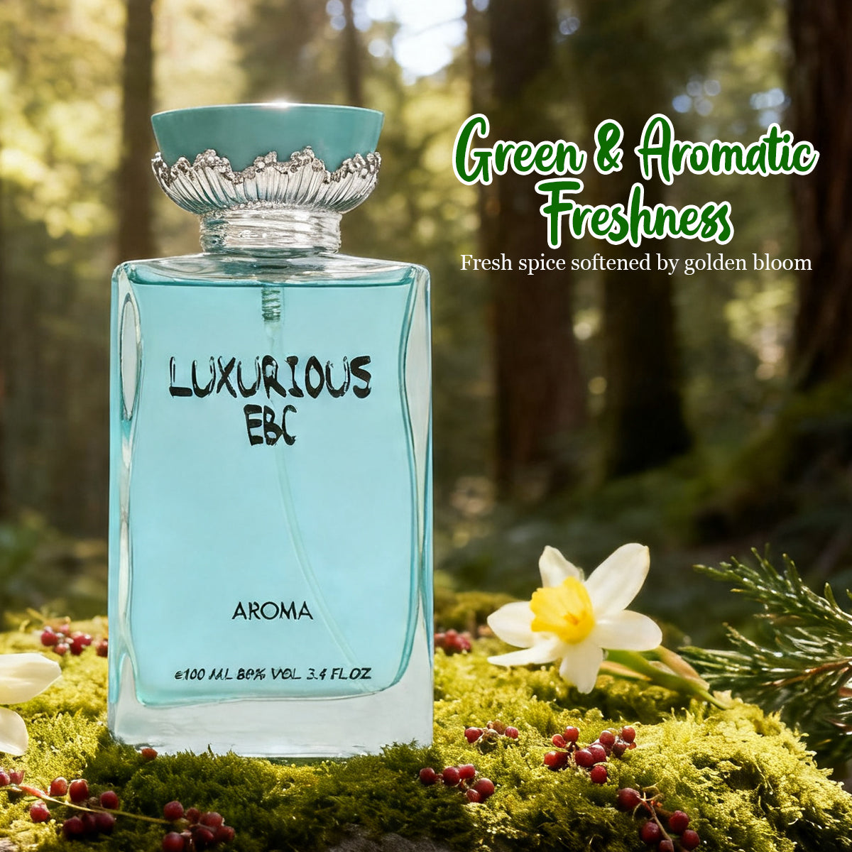 Luxurious Ebc Aroma Spray Perfume Eau De Parfum For Women - 100ML/3.4FL.OZ./3PCS