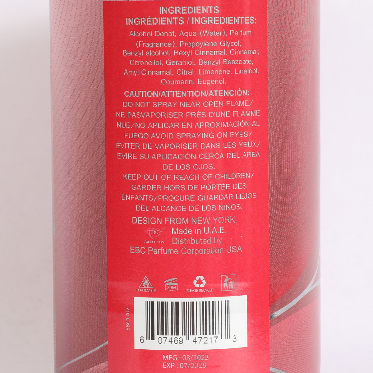 For Woman Class  Spray Perfume Eau De Parfum For Women - 100ML/3.4 FL.OZ/3PCS