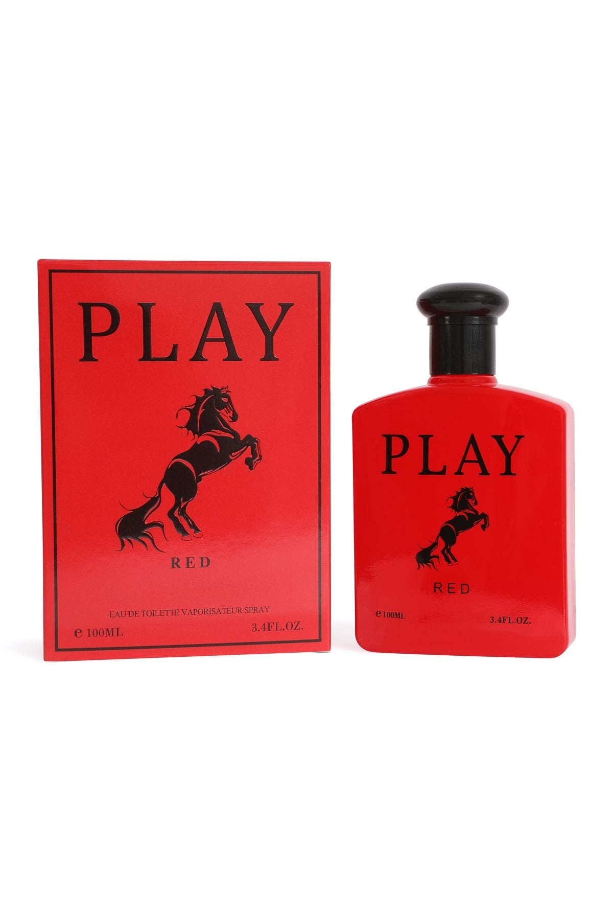PLAY RED SPRAY COLOGNE EAU DE TOILETTE FOR MEN - 100ML/3.4 FL.OZ.