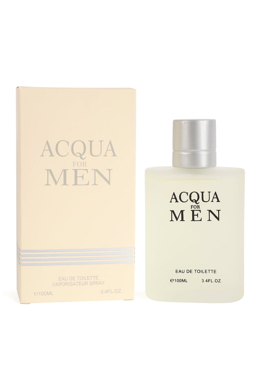 ACQUA FOR MEN SPRAY COLOGNE EAU DE TOILETTE FOR MEN - 100ML/3.4 FL.OZ.