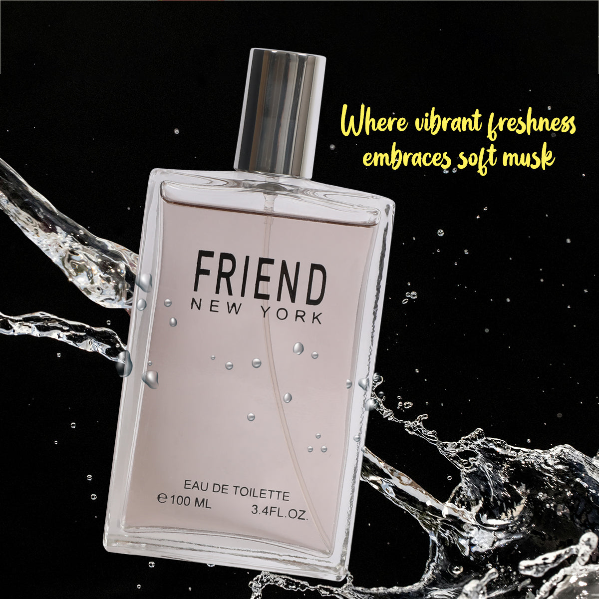 FRIEND SPRAY COLOGNE EAU DE TOILETTE FOR MEN - 100ML/3.4 FL.OZ.