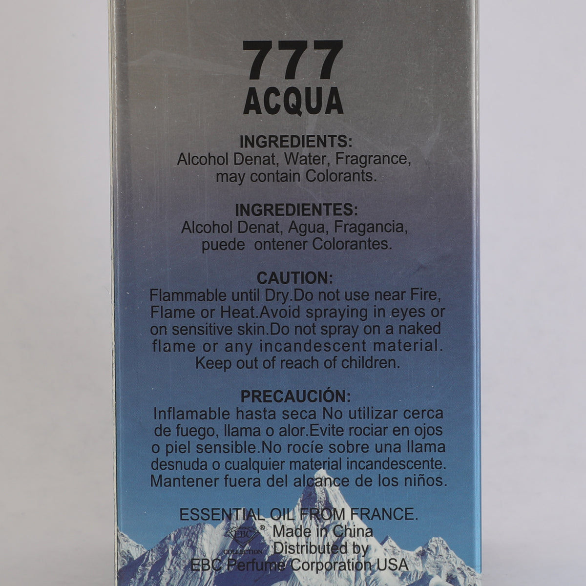 Aqua Spray Cologne Eau De Toilette For Men - 100ML/3.4 FL.OZ./3PCS