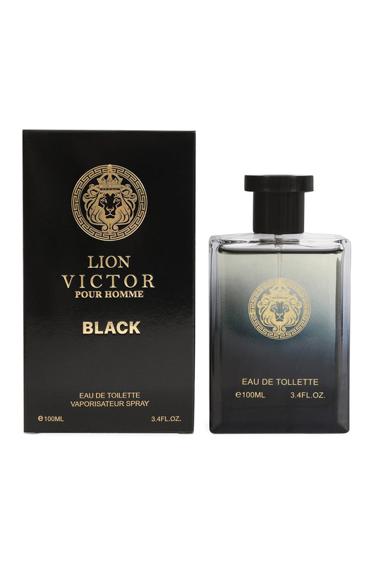 LION VICTOR BLACK SPRAY PERFUME EAU DE TOILETTE FOR MEN - 100ML/3.4 FL.OZ.
