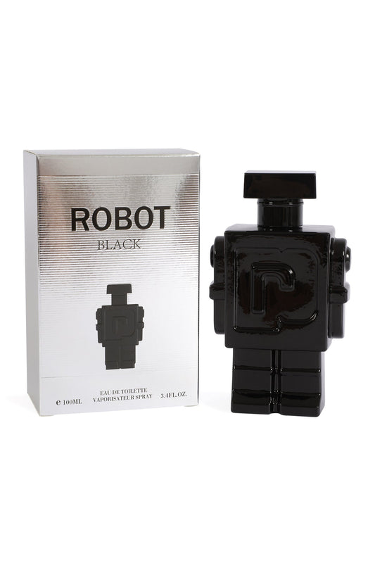 ROBOT BLACK SPRAY COLOGNE EAU DE TOILETTE FOR MEN - 100ML/3.4 FL.OZ.
