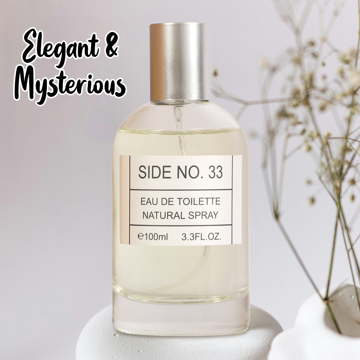 Side No.33 Spray Perfume Eau De Toilette For Men & Women - 100ML/3.3 FL.OZ./3PCS