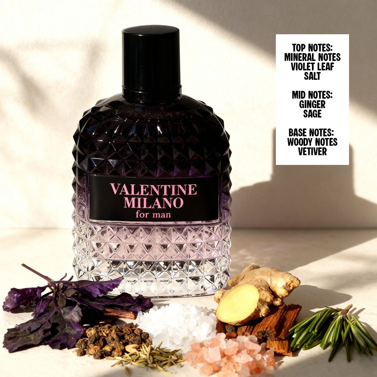 Valentine Milano Spray Perfume Eau De Parfum For Men - 100ML/3.4FL.OZ./3PCS