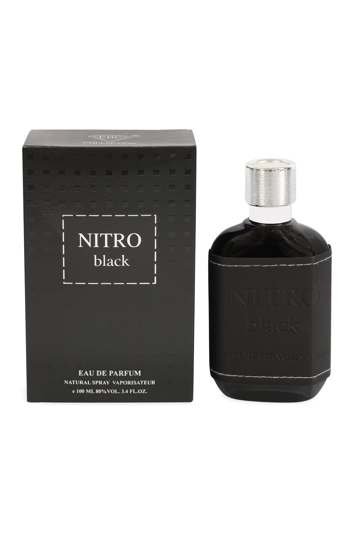NITRO BLACK SPRAY PERFUME EAU DE PARFUM FOR MEN - 100ML/3.4FL.OZ.