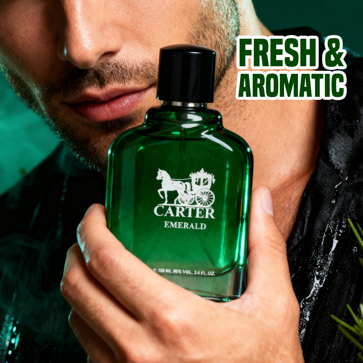 Carter Emerald Spray Perfume Eau De Parfum For Men - 100ML/3.4FL.OZ./3PCS