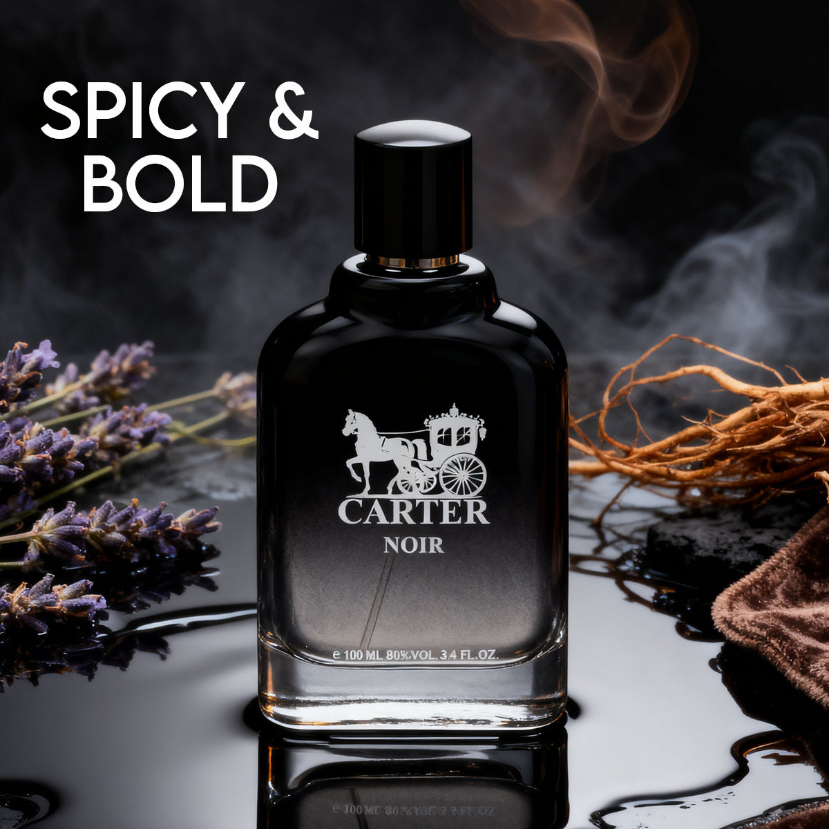 Carter Noir Spray Perfume Eau De Parfum For Men - 100ML/3.4FL.OZ./3PCS