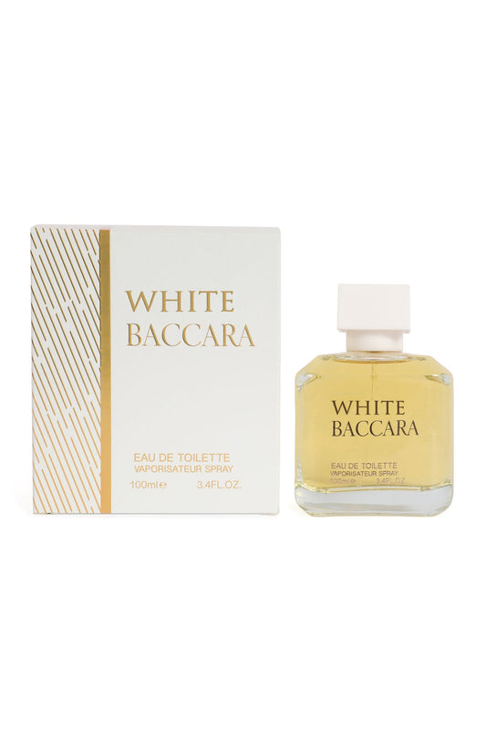 WHITE BACCARA SPRAY PERFUME EAU DE TOILETTE FOR MEN & WOMEN - 100ML/3.4 FL.OZ.