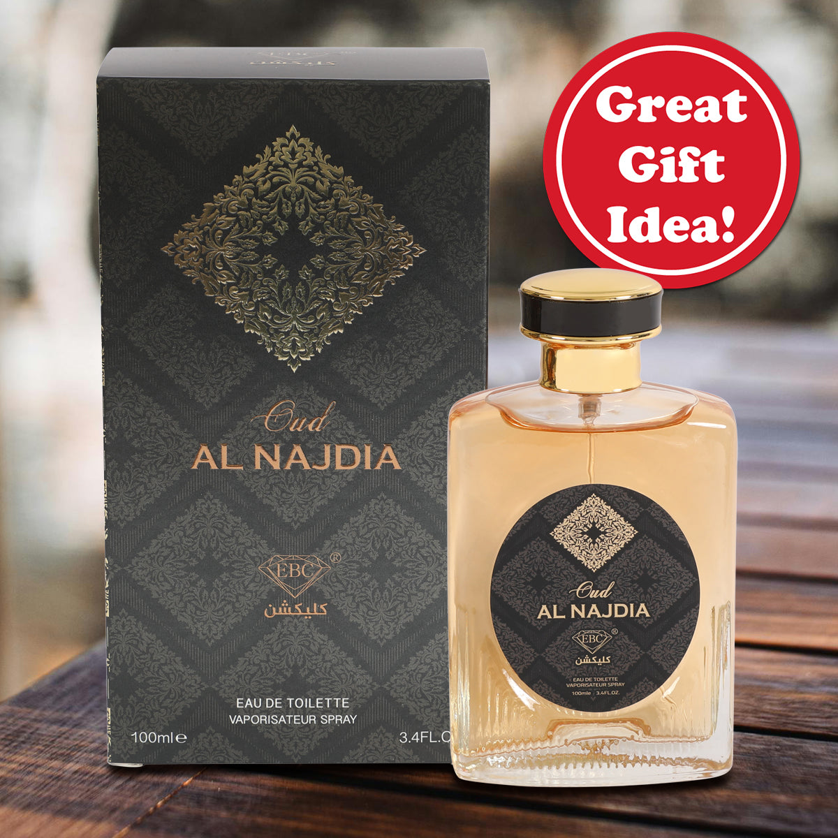 Oud Al Najdia  Spray Cologne Eau De Toilette For Men - 100ML/3.4 FL.OZ./3PCS