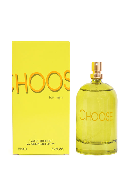 Choose Spray Cologne Eau De Toilette For Men - 100ML/3.4 FL.OZ.