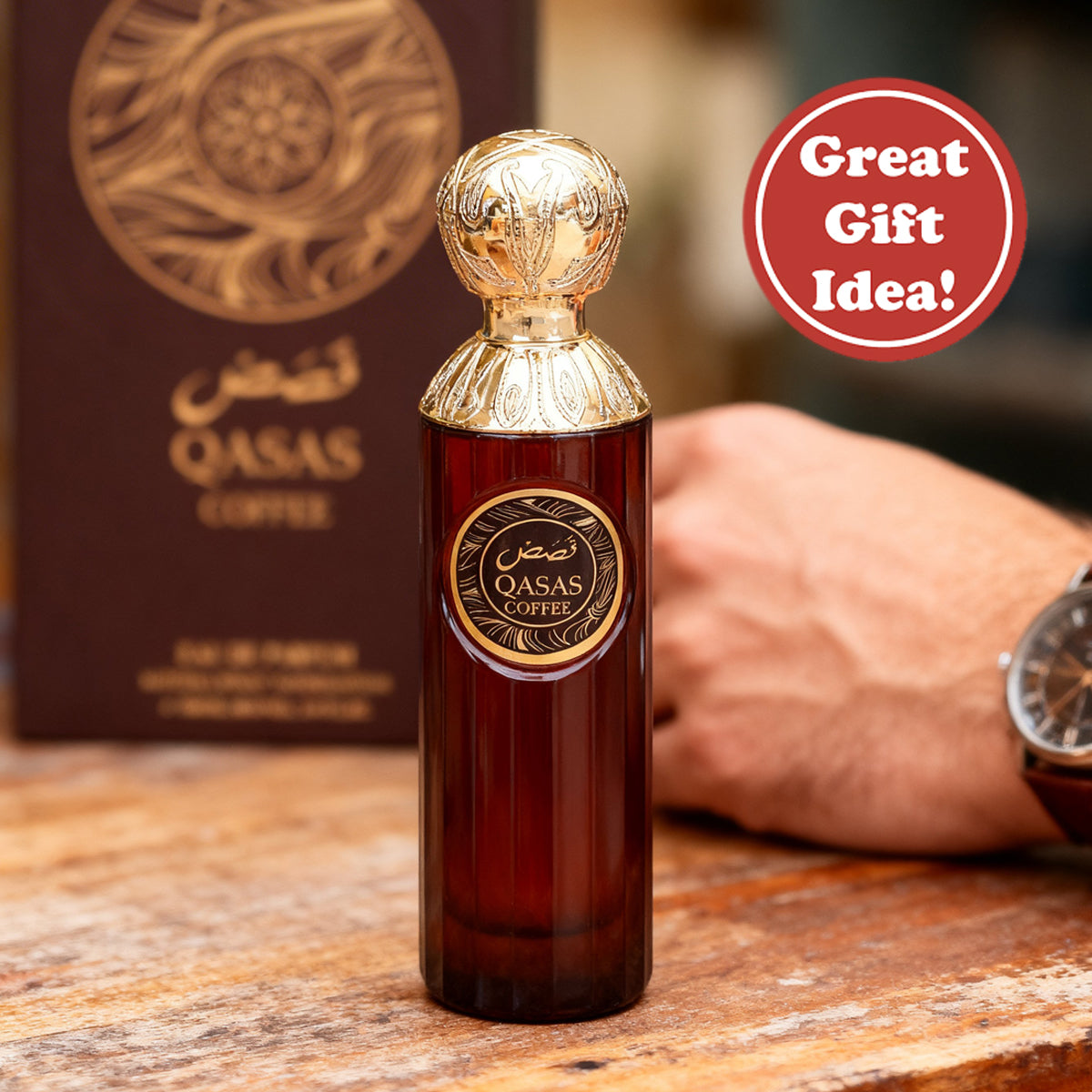 Qasas Coffee Spray Perfume Eau De Parfum For Men And Women - 100ML/3.4FL.OZ./3PCS
