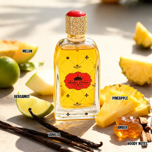 Amber Crown Spray Perfume Eau De Parfum For Men And Women - 100ML/3.4FL.OZ./3PCS