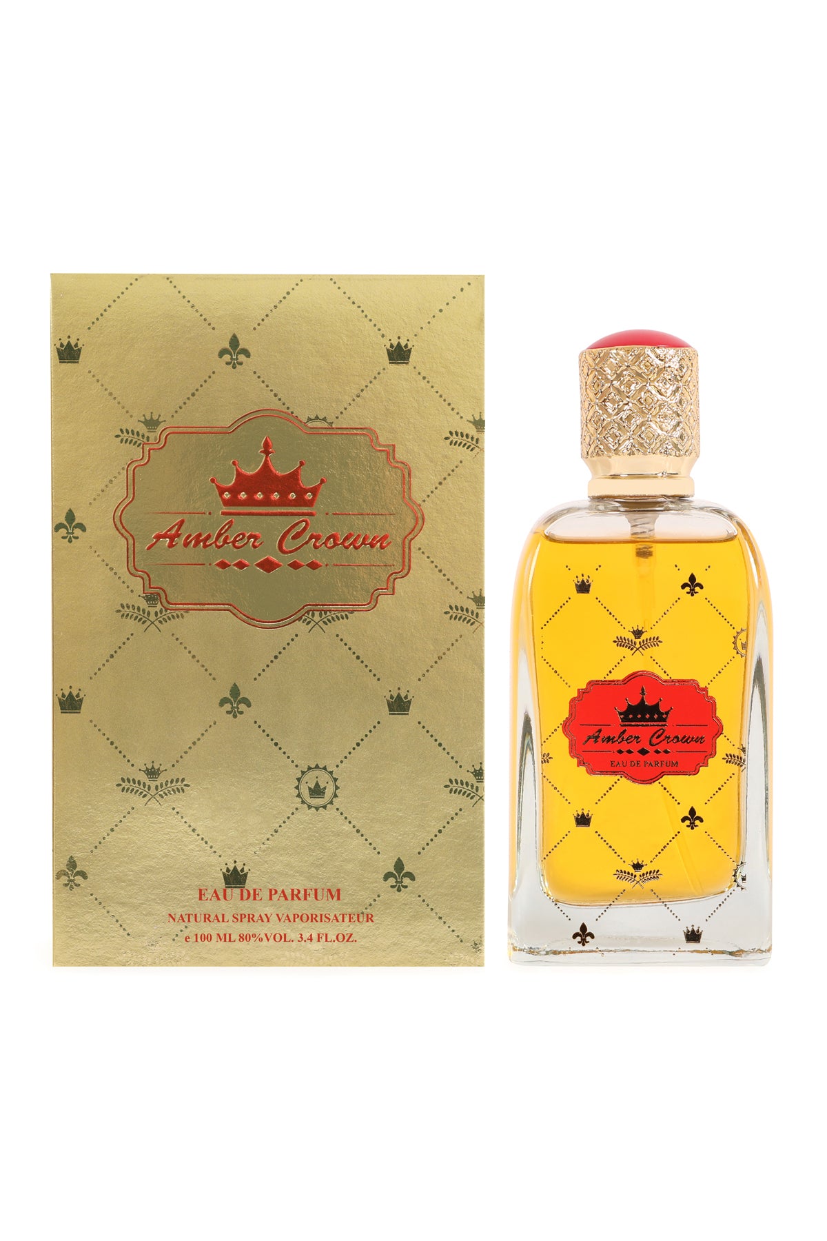 Amber Crown Spray Perfume Eau De Parfum For Men And Women - 100ML/3.4FL.OZ./3PCS