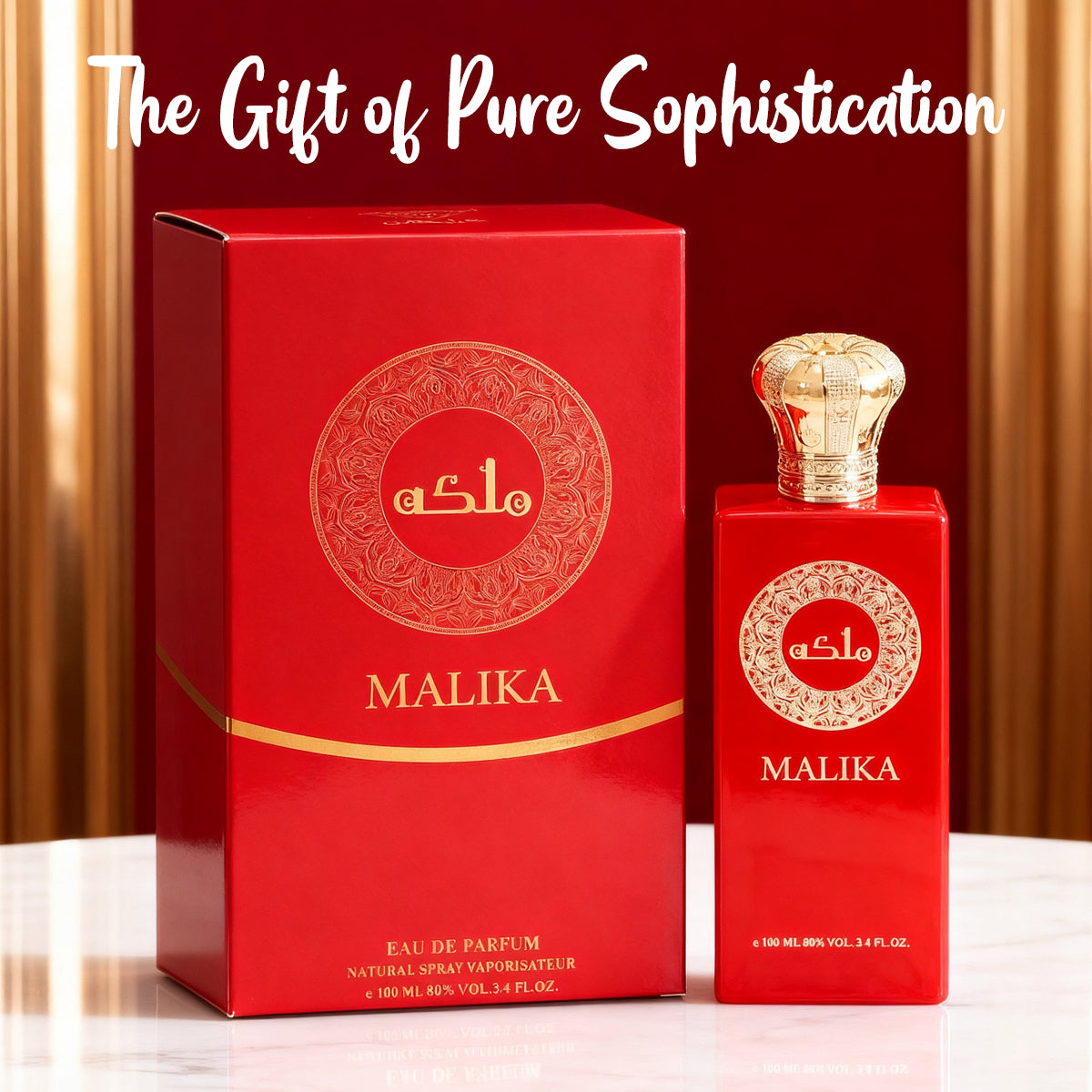 Malika Spray Perfume Eau De Parfum For Men And Women - 100ML/3.4FL.OZ./3PCS