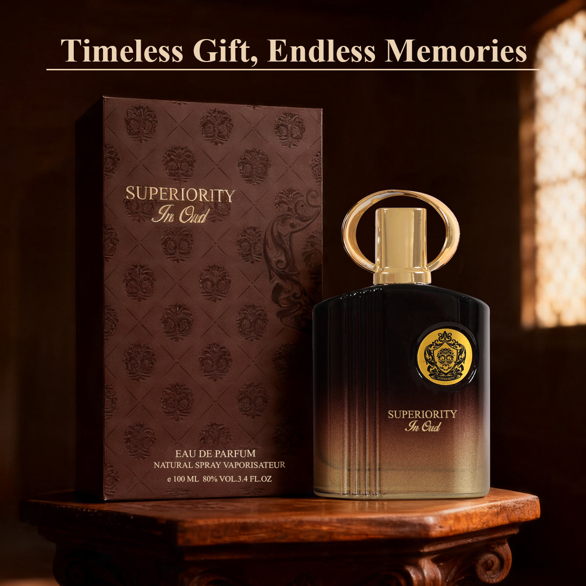 Superiority In Oud  Spray Perfume Eau De Parfum For Men And Women - 100ML/3.4FL.OZ./3PCS