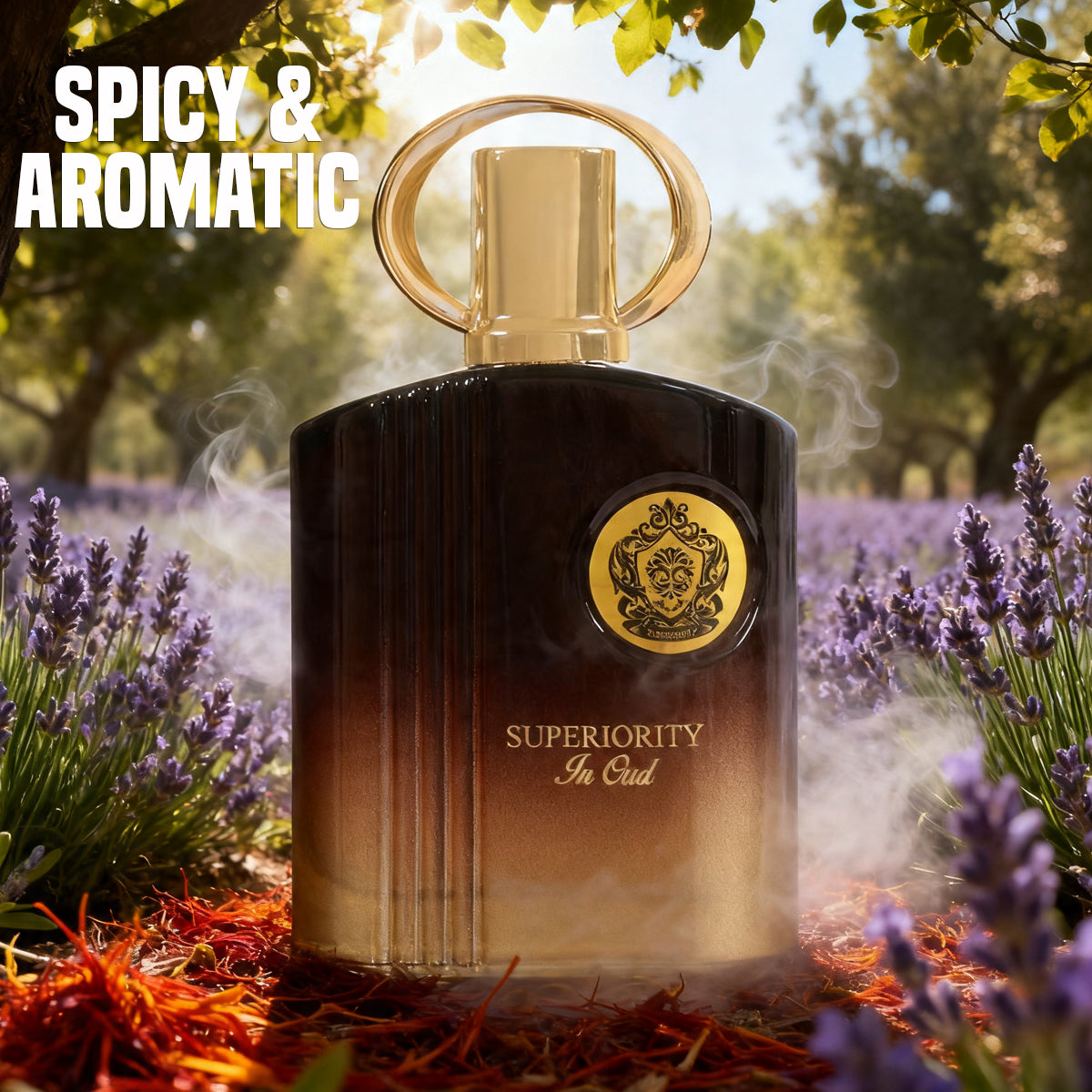 Superiority In Oud  Spray Perfume Eau De Parfum For Men And Women - 100ML/3.4FL.OZ./3PCS