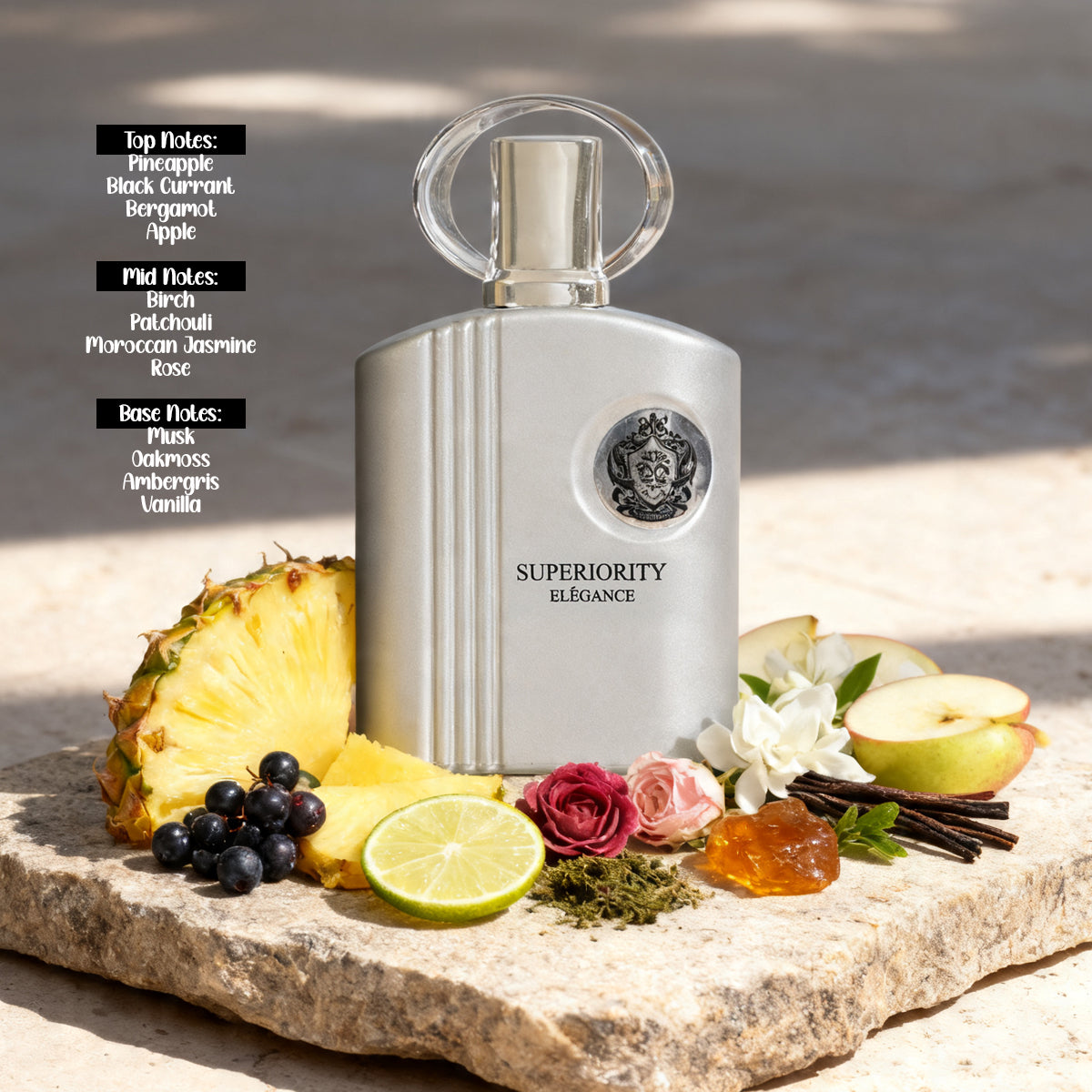 Superiority Elegance Spray Perfume Eau De Parfum For Men - 100ML/3.4FL.OZ./3PCS
