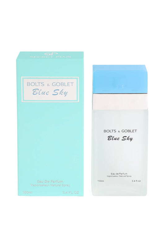BOLTS & GOBLET BLUE SKY SPRAY PERFUME EAU DE PARFUM FOR WOMEN - 100ML/3.4FL.OZ.