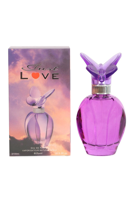 JUST LOVE SPRAY PERFUME EAU DE PARFUM FOR WOMEN - 100ML/3.3FL.OZ.