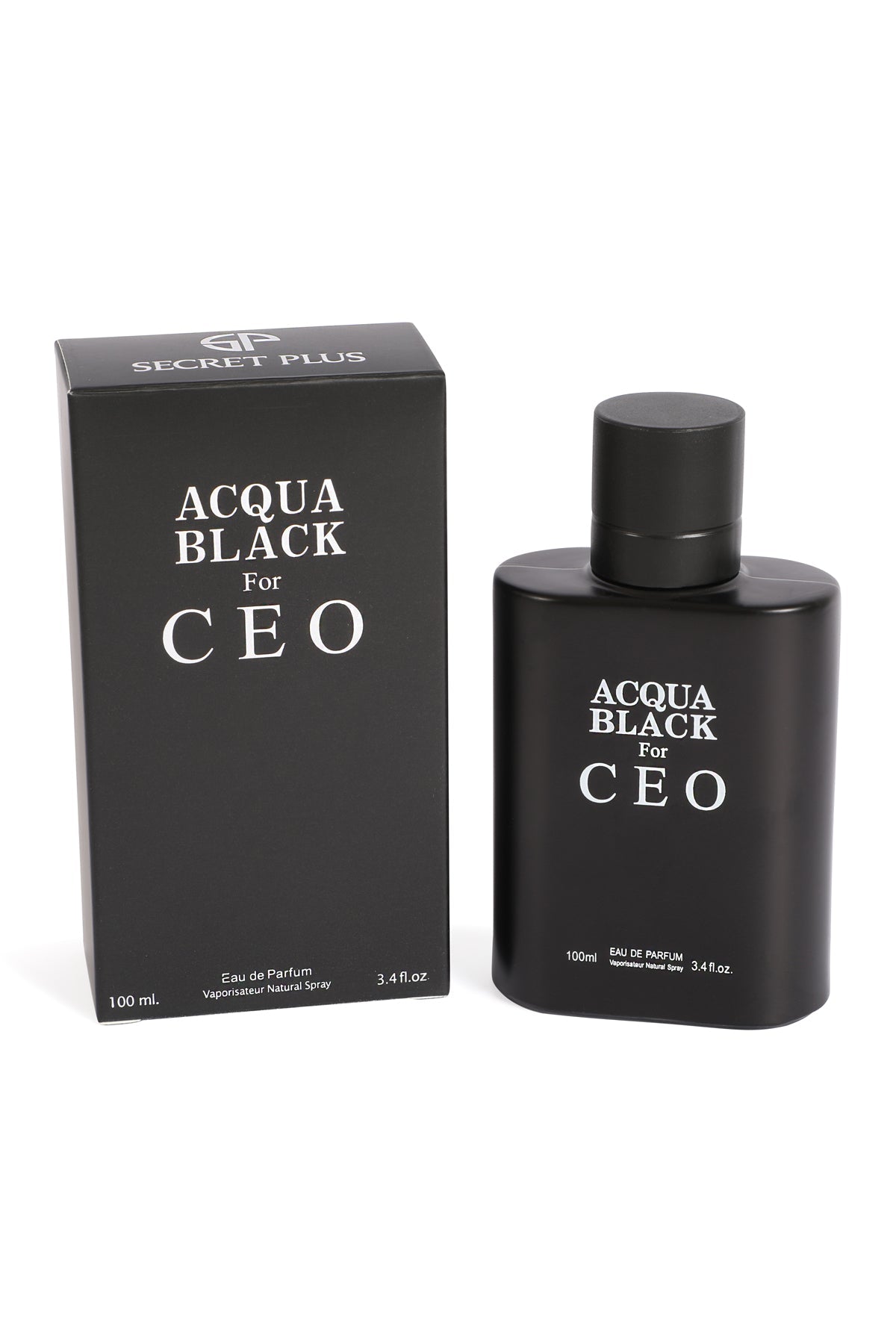 ACQUA BLACK for CEO SPRAY COLOGNE EAU DE PARFUM FOR MEN - 100ML/3.4 FL.OZ