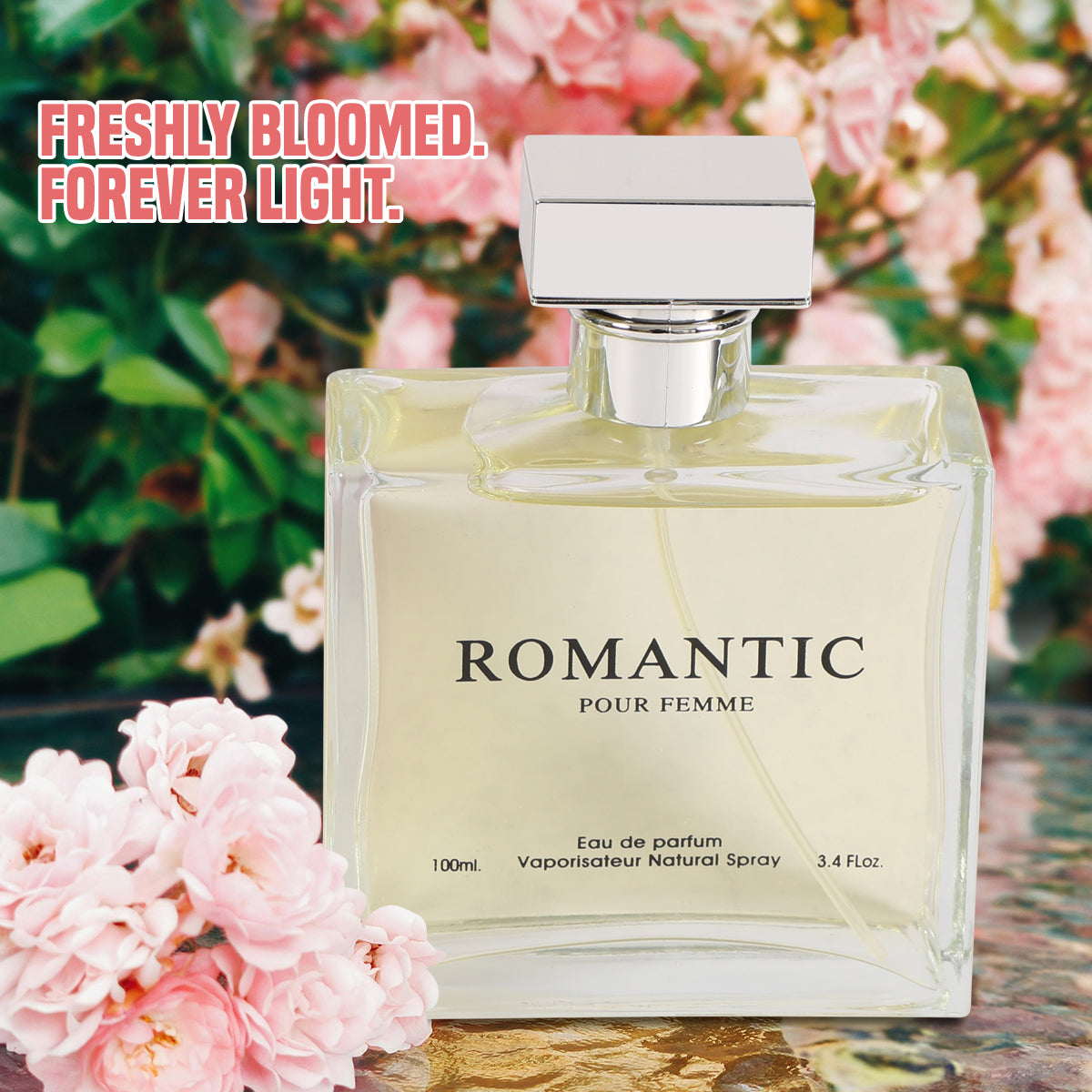 Romantic Spray Perfume Eau De Parfum For Women - 100ML/3.4 FL.OZ./3PCS