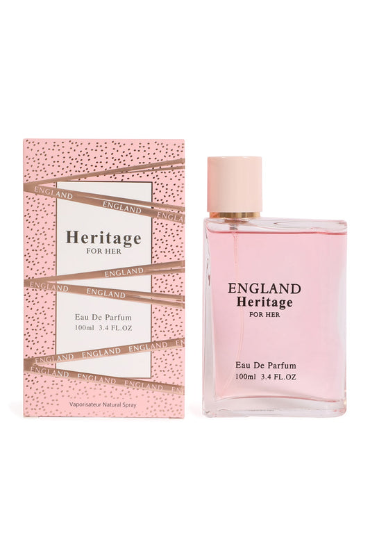 ENGLAND HERITAGE FOR HER SPRAY PERFUME EAU DE PARFUM FOR WOMEN -100ML/3.4 FL.OZ.