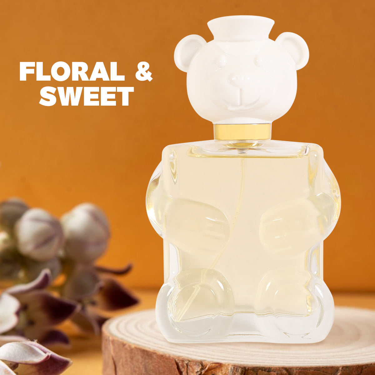 Honey Bear White Spray Perfume Eau De Parfum For Women - 100ML/3.4FL.OZ.