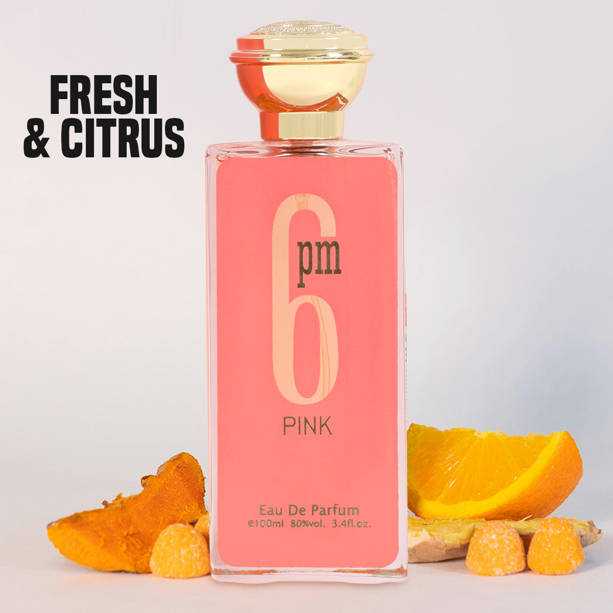 6 Pm Pink Spray Perfume Eau De Parfum For Women - 100ML/3.4FL.OZ./3PCS