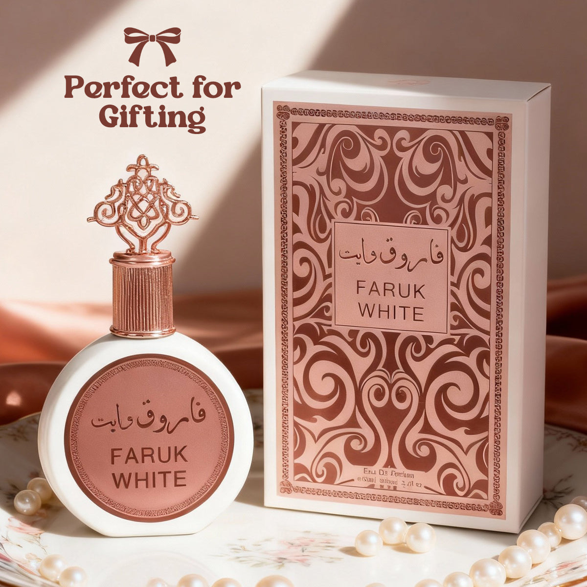 Faruk White Spray Perfume Eau De Parfum For Women - 100ML/3.4FL.OZ.