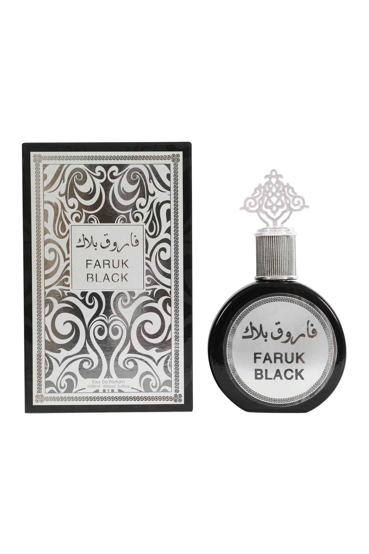 FARUK BLACK SPRAY PERFUME EAU DE PARFUM FOR MEN - 100ML/3.4FL.OZ.