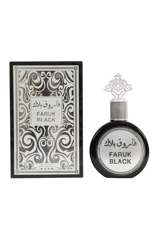 FARUK BLACK SPRAY PERFUME EAU DE PARFUM FOR MEN - 100ML/3.4FL.OZ.
