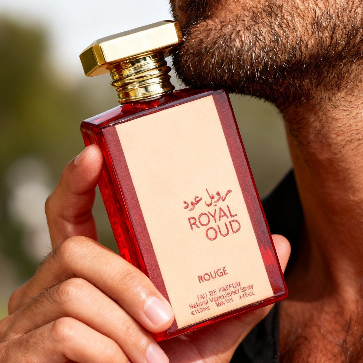 Royal Oud Rouge Spray Perfume Eau De Parfum For Men - 100ML/3.4FL.OZ./3PCS
