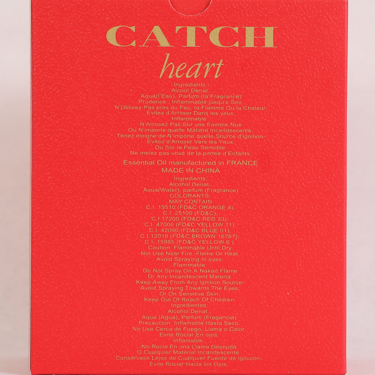 Catch Heart Spray Perfume Eau De Parfum For Women - 100ML/3.4FL.OZ./3PCS