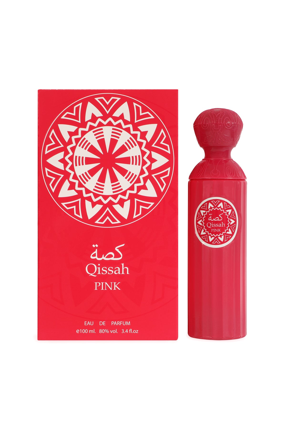 Qissah Pink Spray Perfume Eau De Parfum For Women - 100ML/3.4FL.OZ./3PCS
