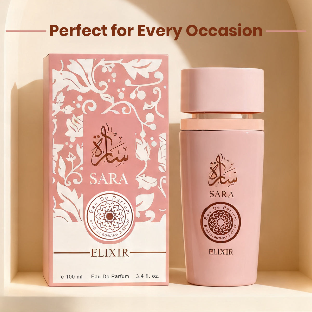 Sara Elixir Spray Perfume Eau De Parfum For Women - 100ML/3.4FL.OZ./3PCS