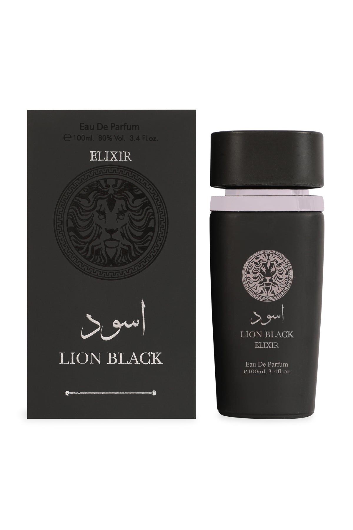 Lion Black Elixir Spray Perfume Eau De Parfum For Men - 100ML/3.4FL.OZ./3PCS