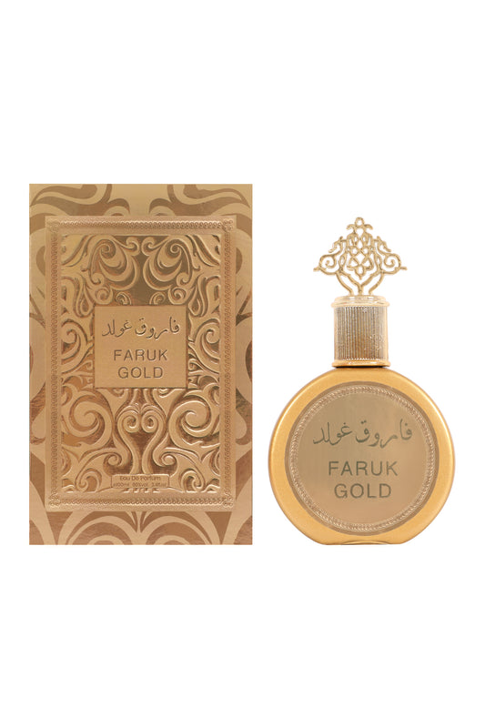 Faruk Gold Spray Perfume Eau De Parfum For Men And Women - 100ML/3.4FL.OZ./3PCS