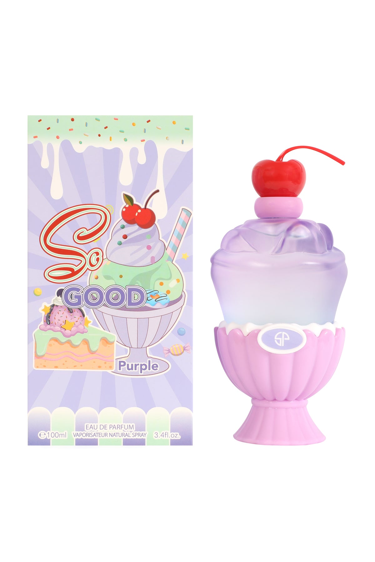 So Good Purple Spray Perfume Eau De Parfum For Women - 100ML/3.4FL.OZ./3PCS